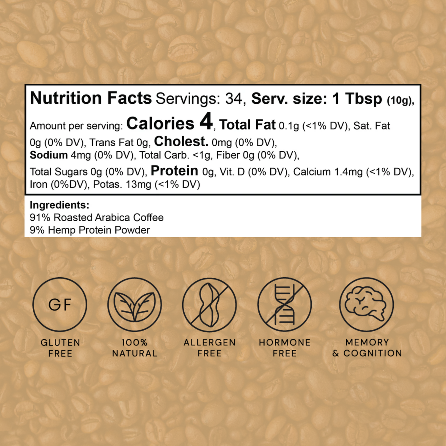 Hemp Rise — Functional Hemp Coffee (Medium Roast)