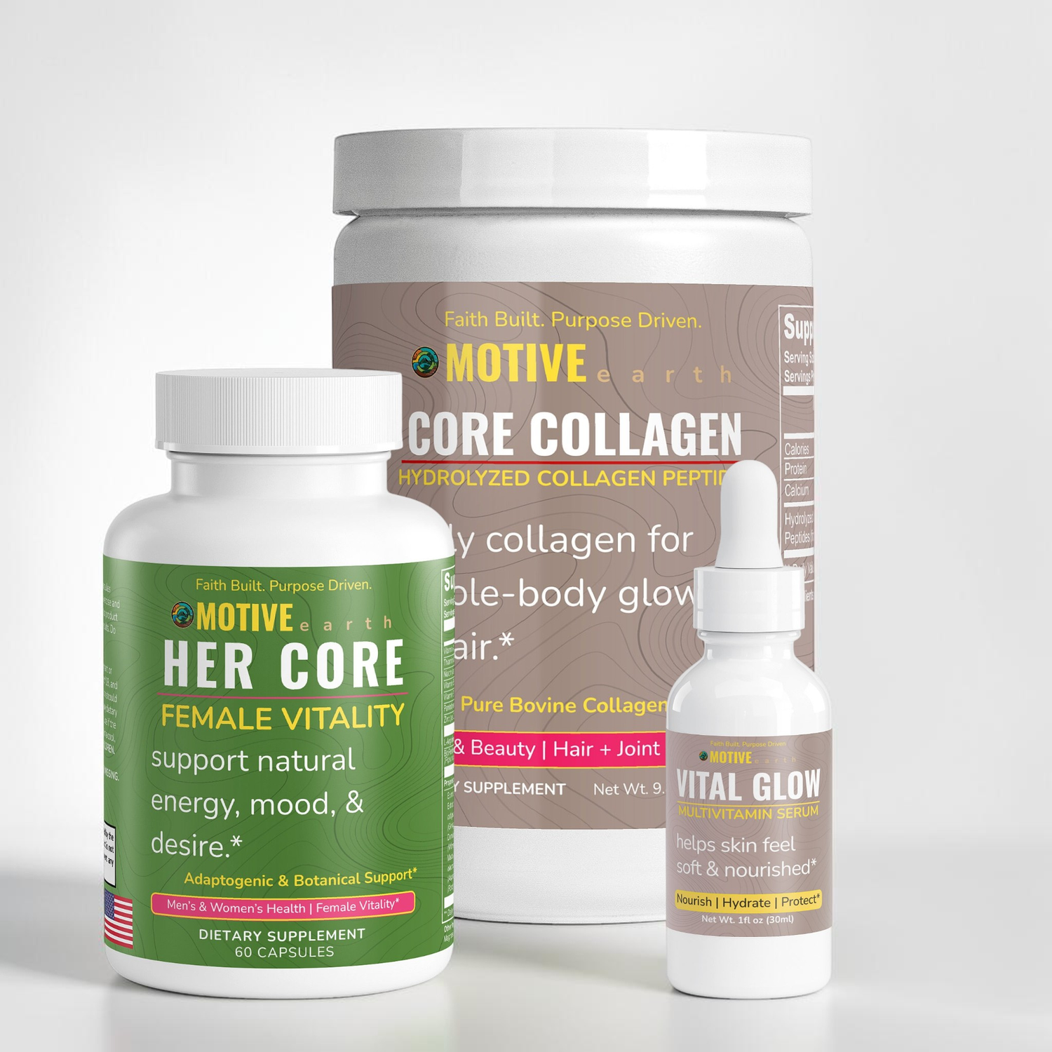 Laura’s Grace + Glow Stack | Women’s Wellness, Collagen & Skin Support