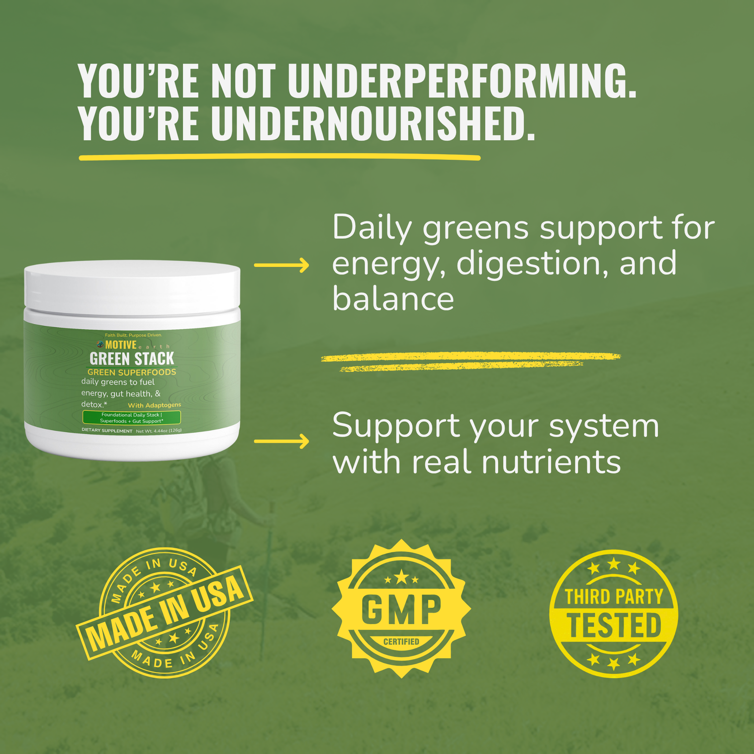 Green Stack — Superfood Greens Blend