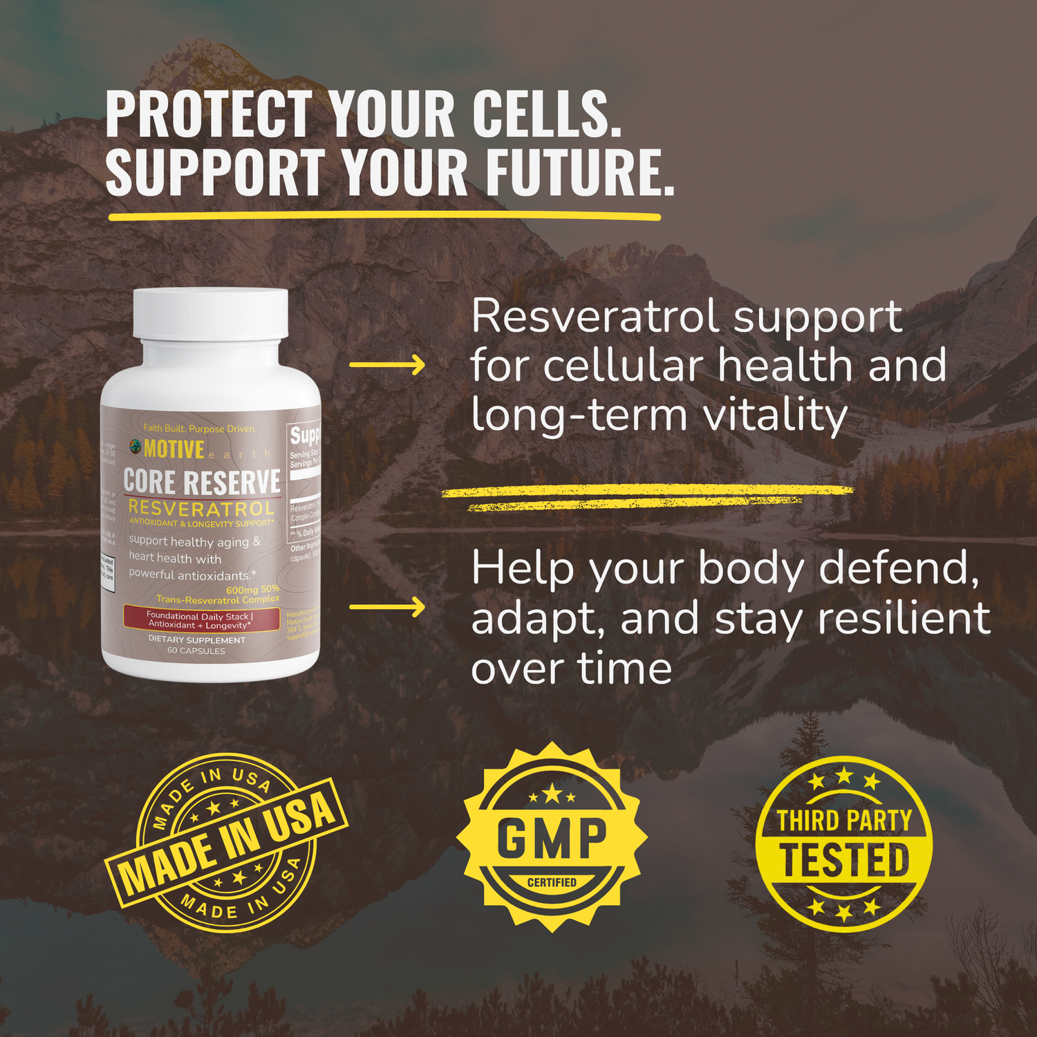 Core Reserve — Resveratrol Antioxidant Support