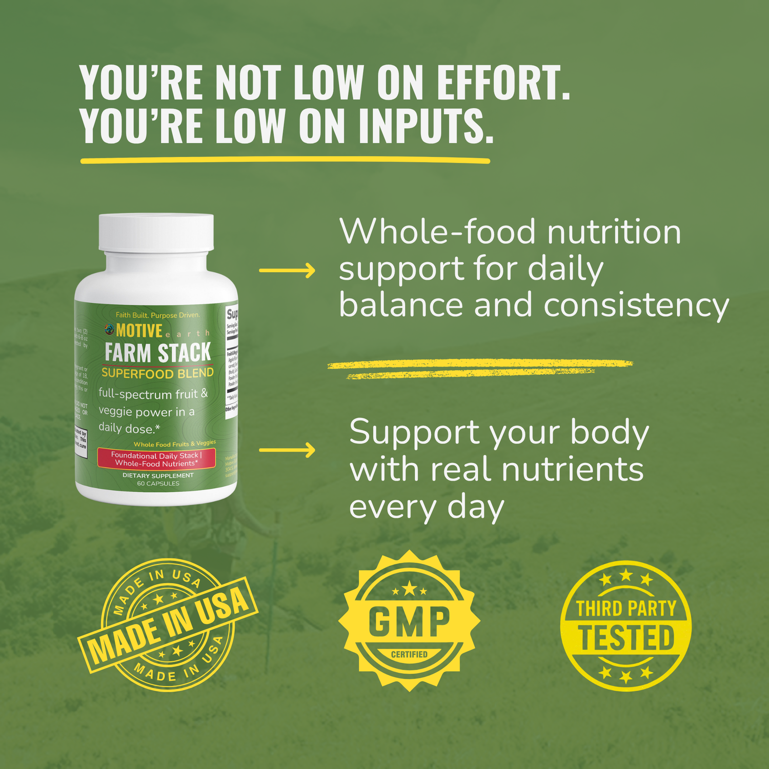Farm Stack — Whole Food Nutrient Blend