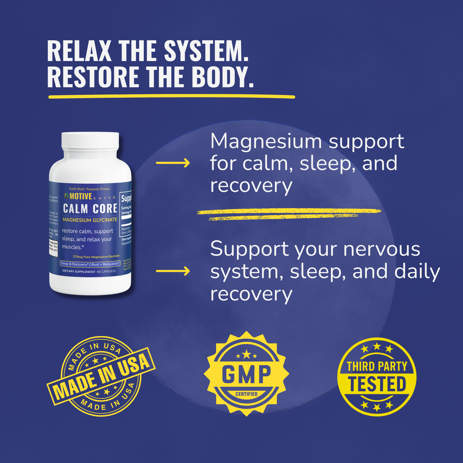 Calm Core — Magnesium Glycinate