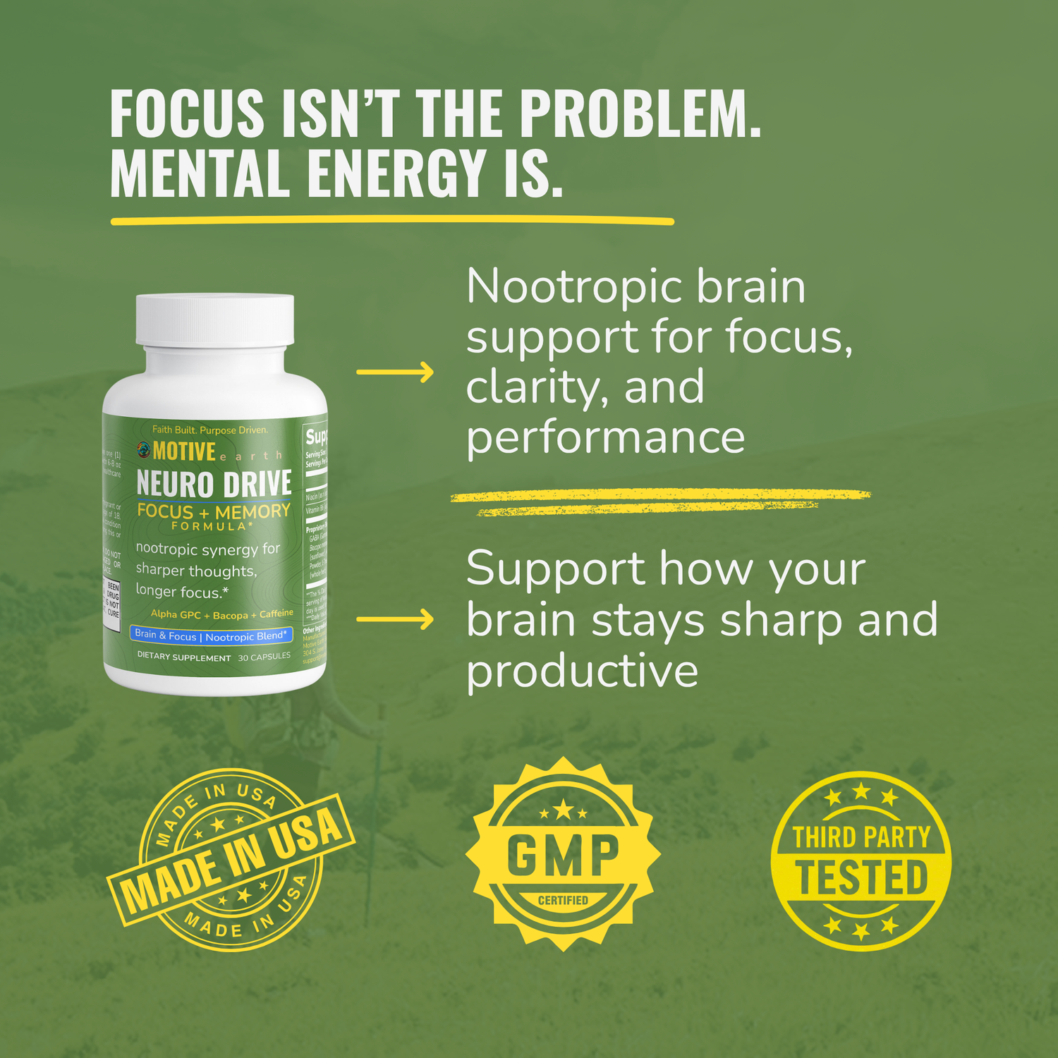 Neuro Drive — Nootropic Focus Support