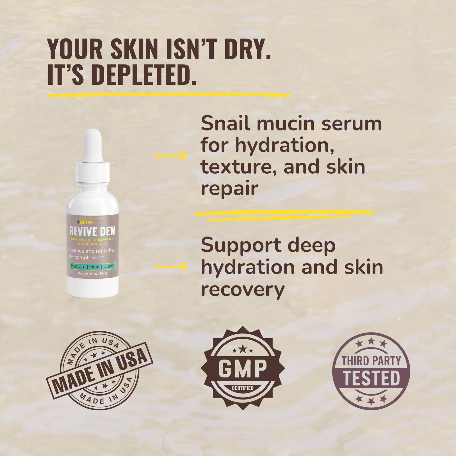 Revive Dew — Snail Mucin Hydration Serum