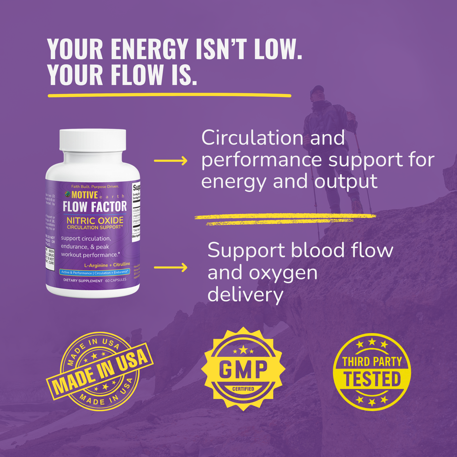 Flow Factor — Nitric Oxide Support