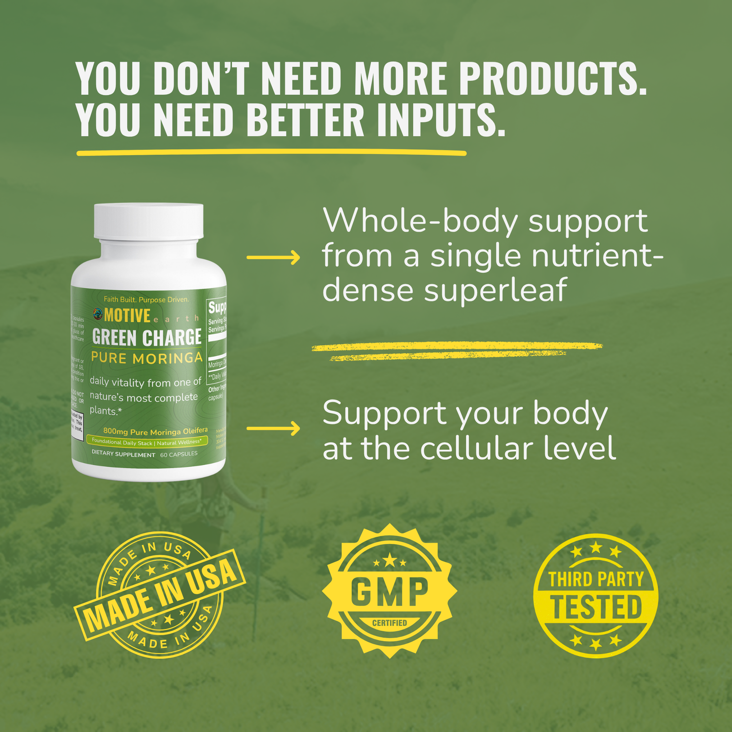 Green Charge — Moringa Superleaf