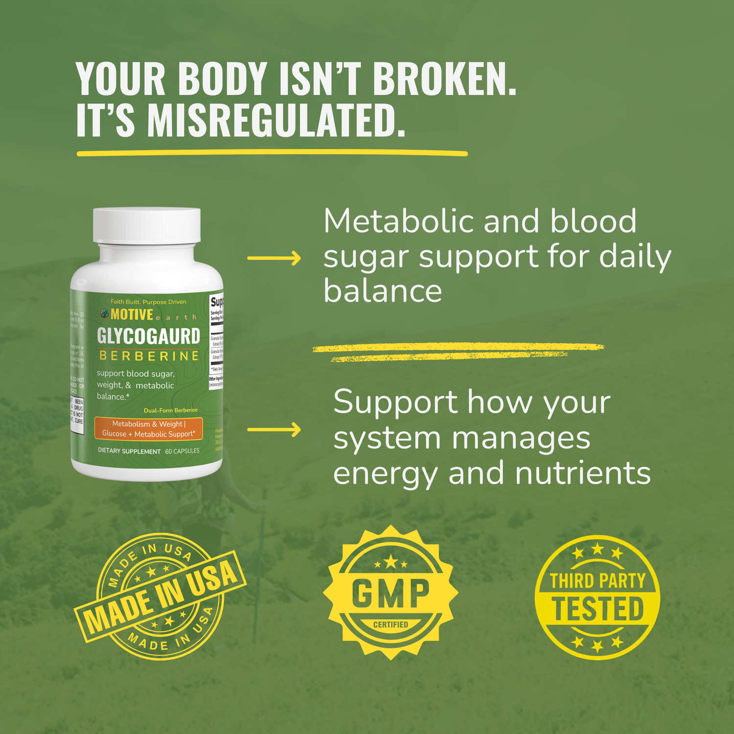 GlycoGuard — Berberine Metabolic Support
