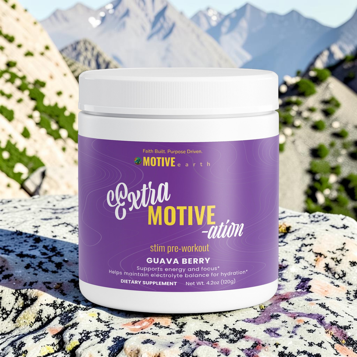 Extra MOTIVE-ation — Clean Energy Powder (Guava Berry)